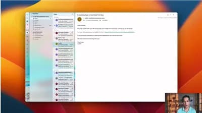 Find unreplied emails, draft responses preview