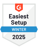 G2 Easiest Setup award