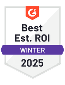 G2 Best Estimated ROI award