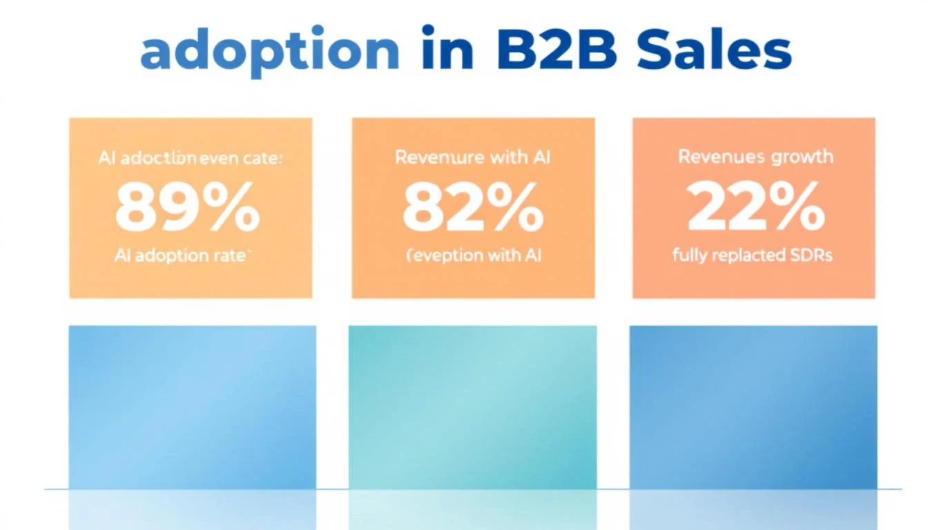 AI adoption statistics in B2B sales 2026
