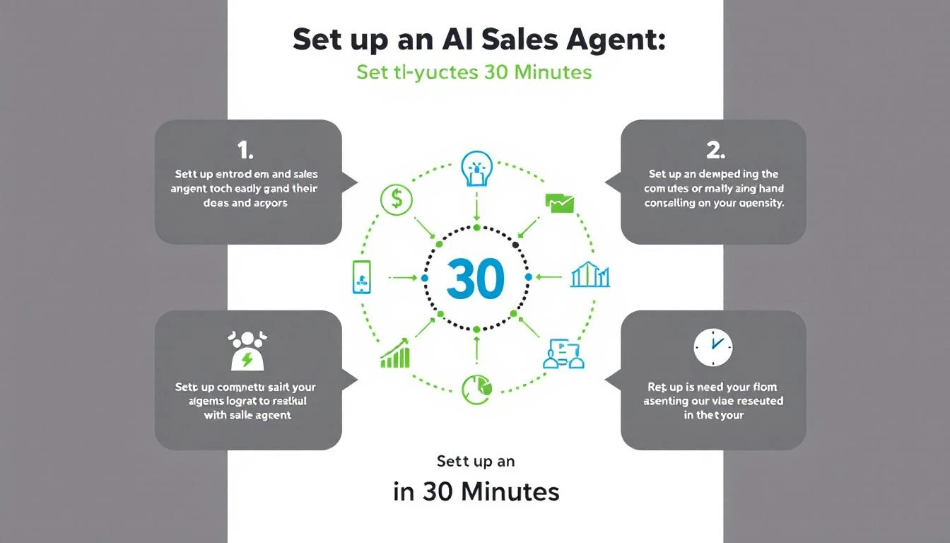 Step-by-step AI sales agent setup process