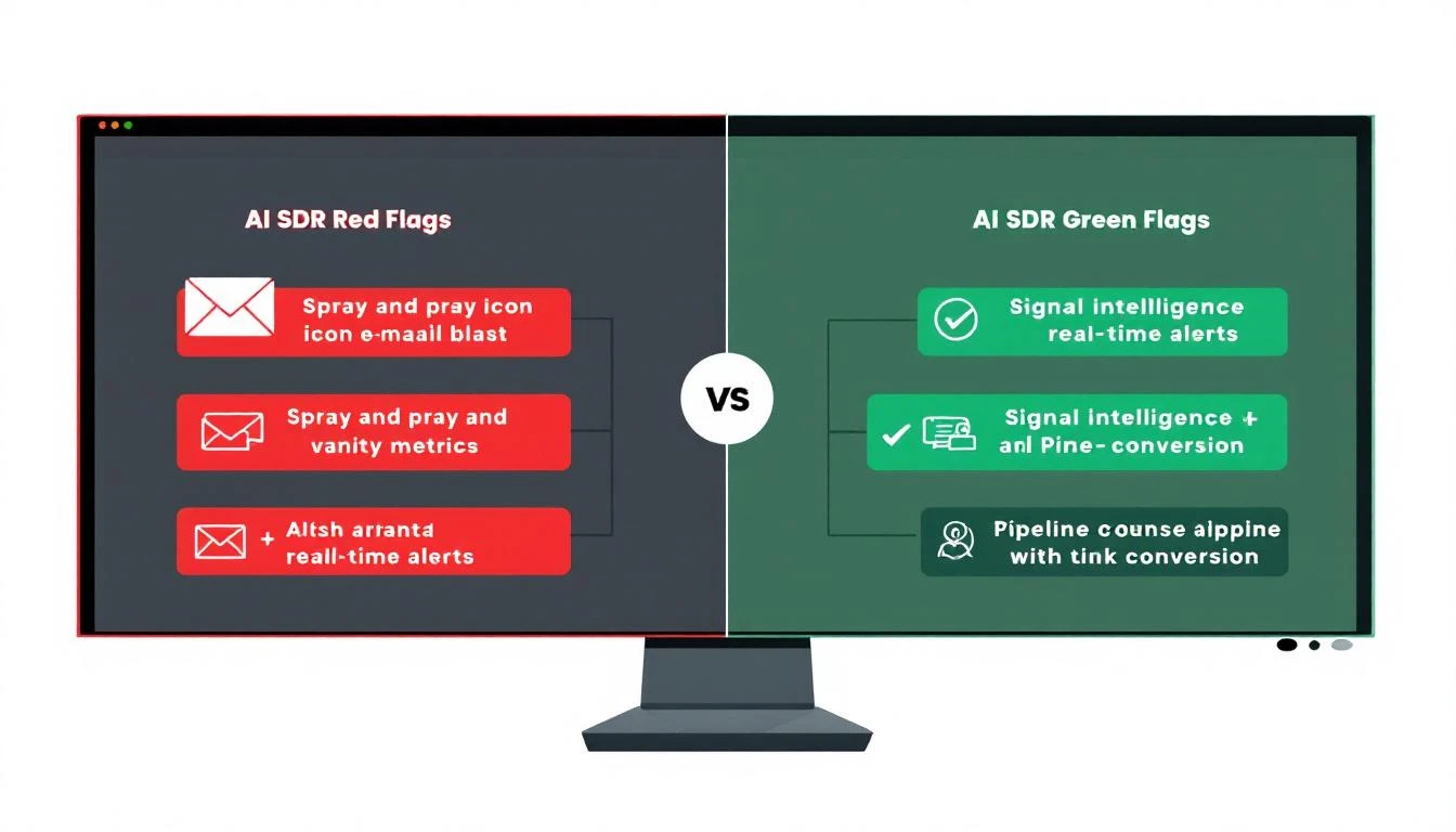 Red Flags vs Green Flags in AI SDR Evaluation