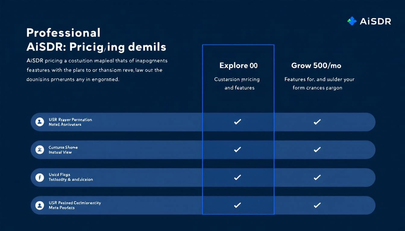 AiSDR pricing breakdown showing real costs per plan in 2026