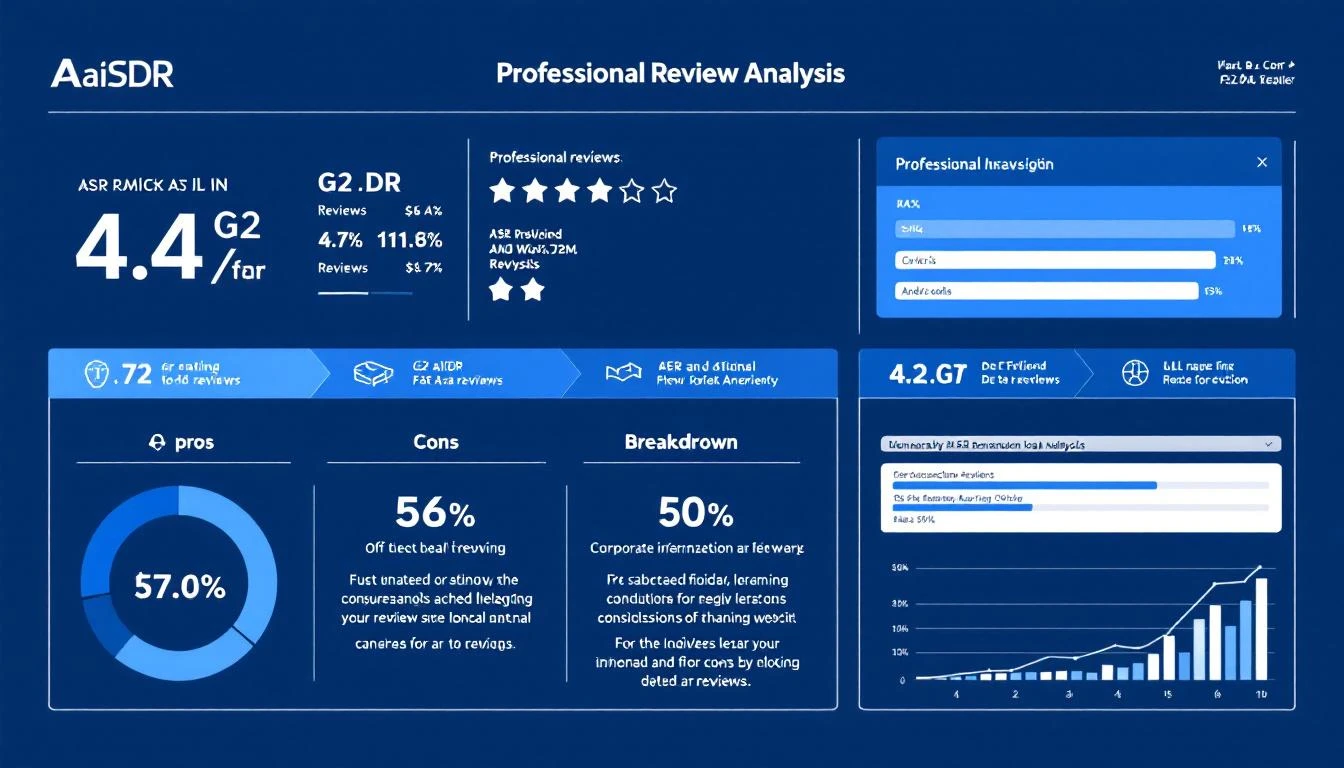 AiSDR review based on real user feedback and G2 data