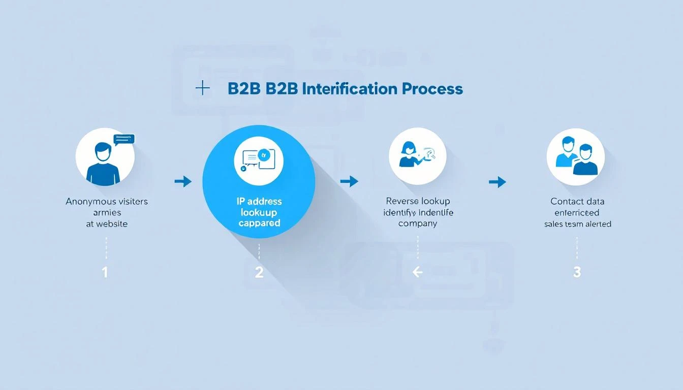 B2B website visitor identification process โ from anonymous traffic to identified accounts