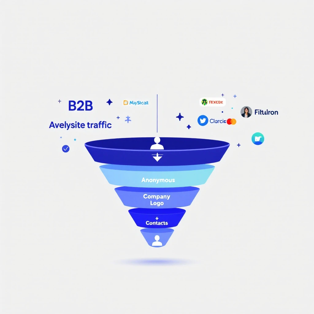 B2B website visitor identification process โ from anonymous traffic to identified accounts