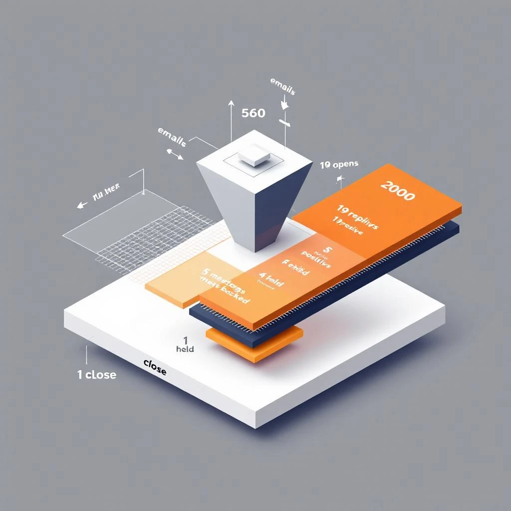 Cold email funnel math 2026: why 2,000 emails per month is the wrong volume tier for closing on a 5,500-account TAM