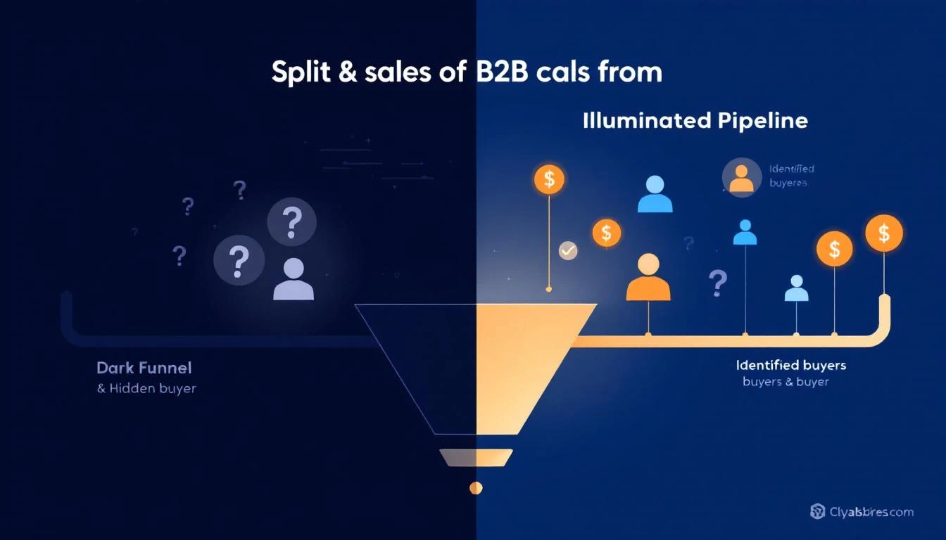 The dark funnel vs illuminated pipeline in B2B sales