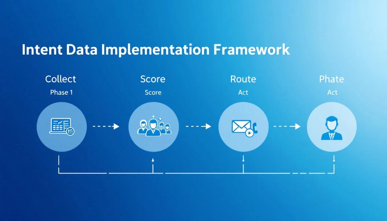 Intent data implementation framework: Collect, Score, Route, Act