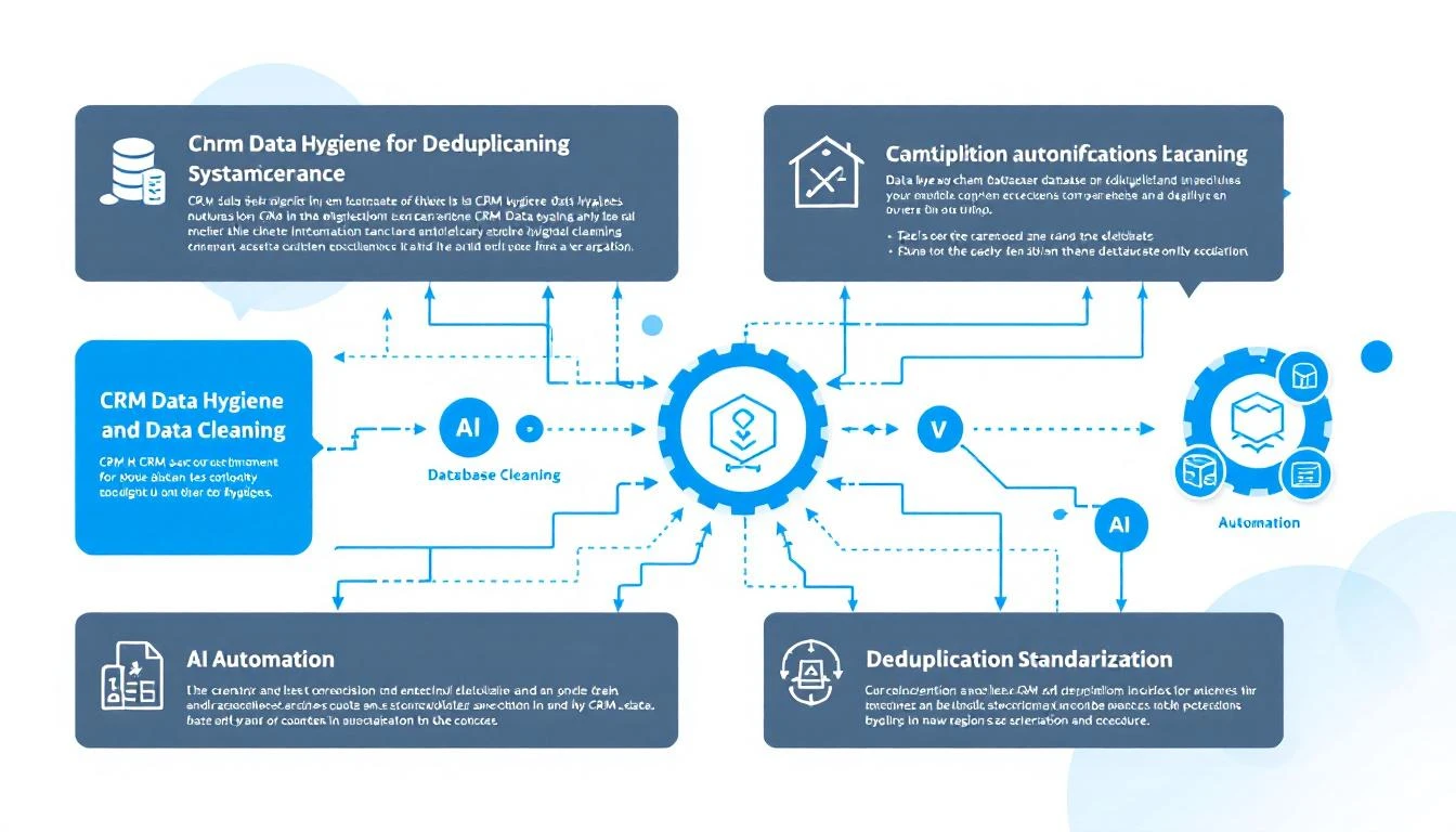 CRM data hygiene workflow with AI automation