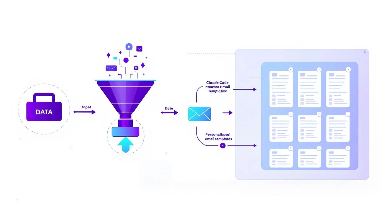 AI email template generator workflow