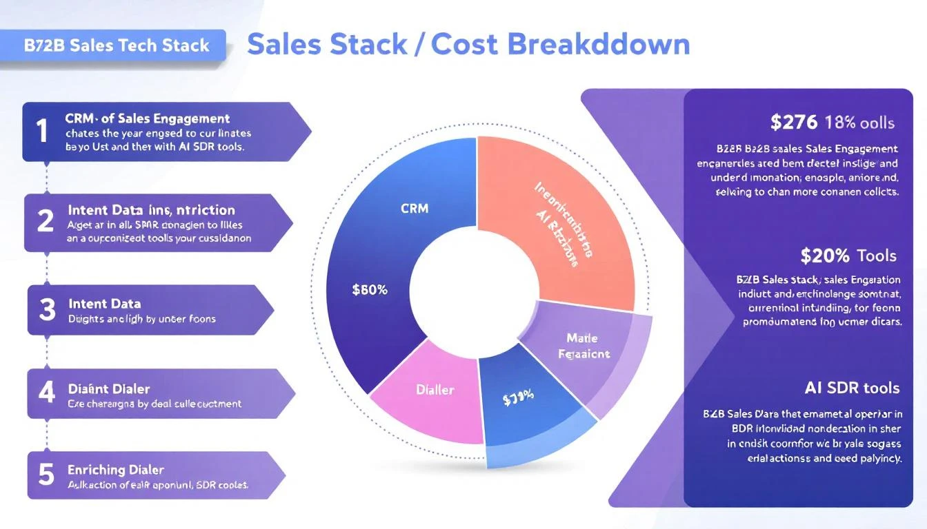B2B GTM stack cost breakdown for 2026