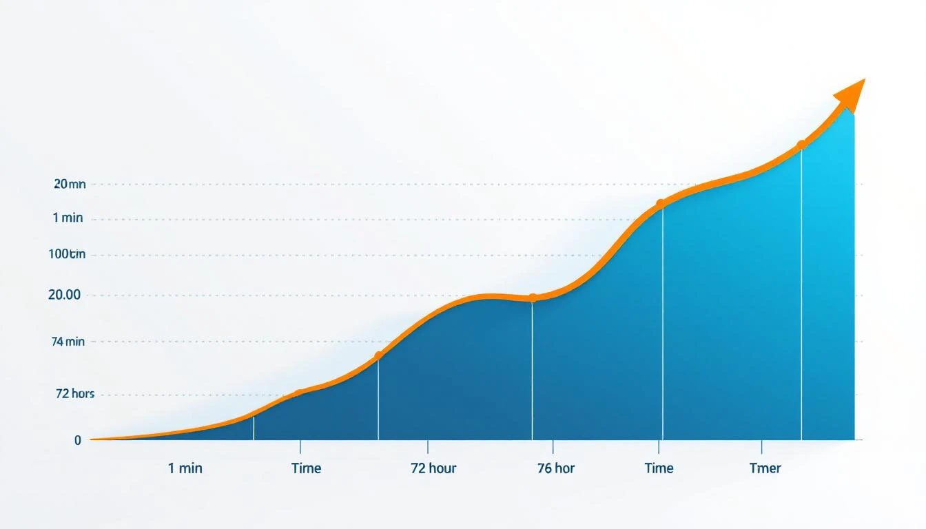 Lead response time decay curve showing conversion probability dropping rapidly after 5 minutes