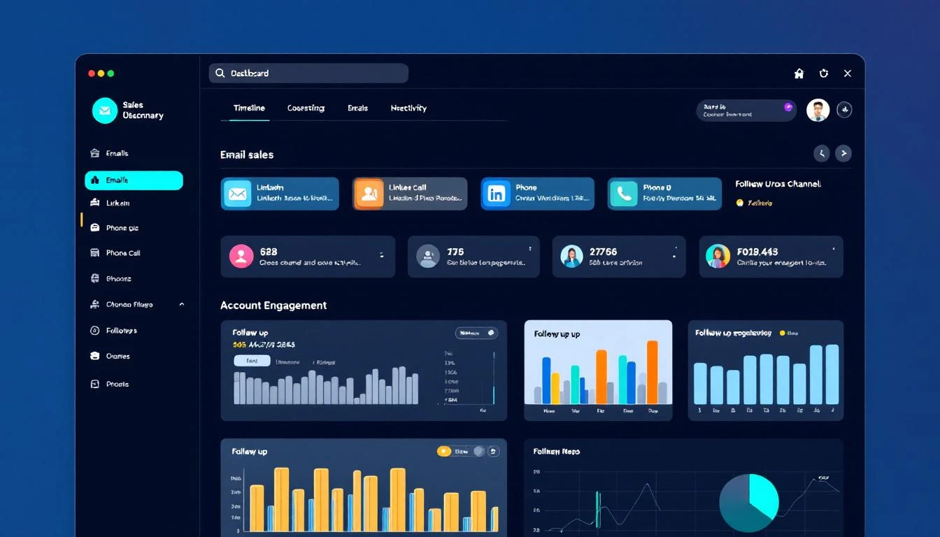 Unified activity dashboard showing cross-channel sales touchpoints