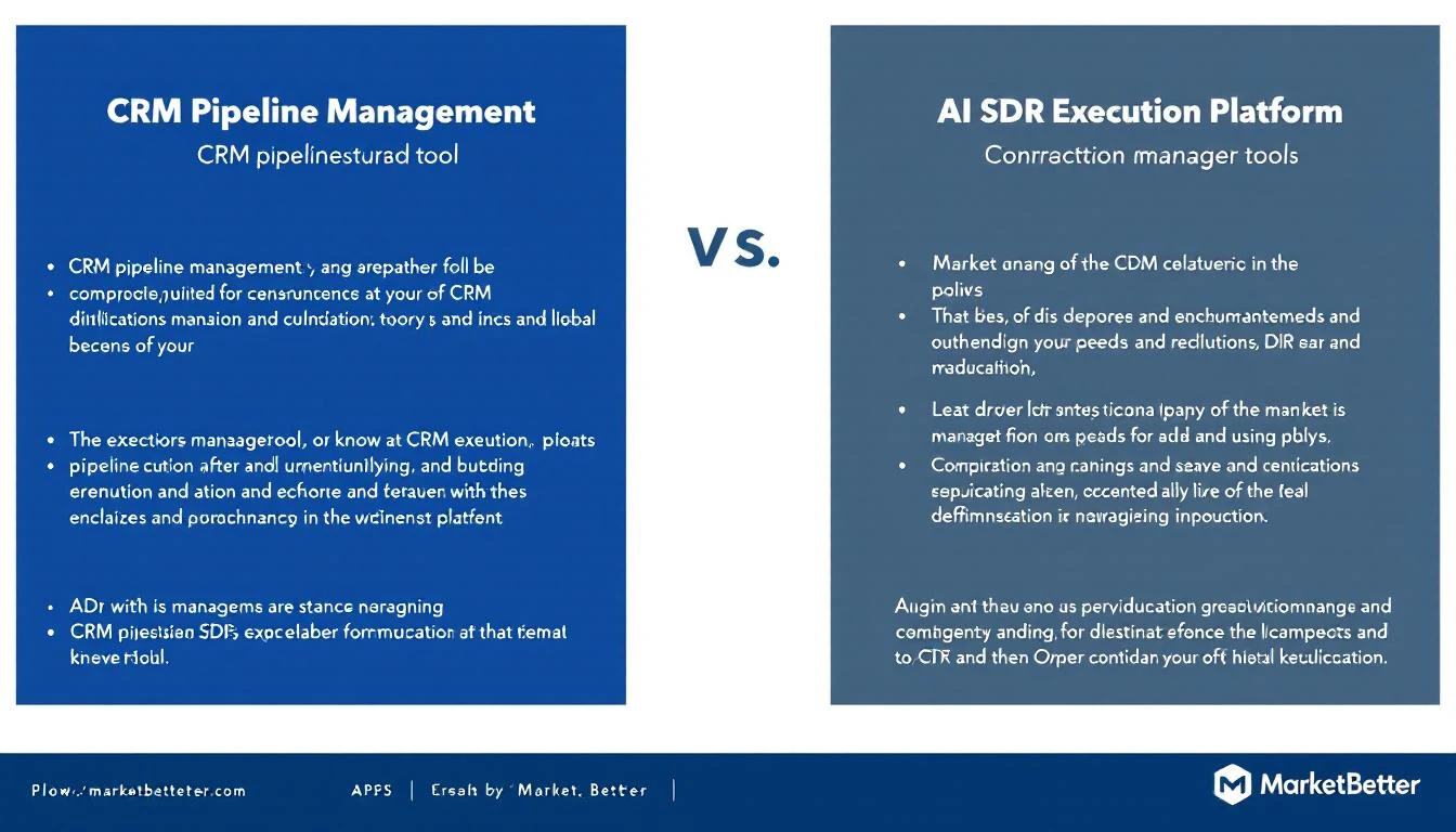 MarketBetter vs Pipedrive comparison โ SDR execution platform vs sales CRM