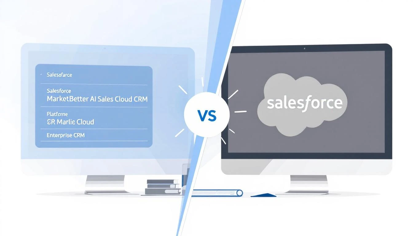 MarketBetter vs Salesforce Sales Cloud comparison for SDR teams