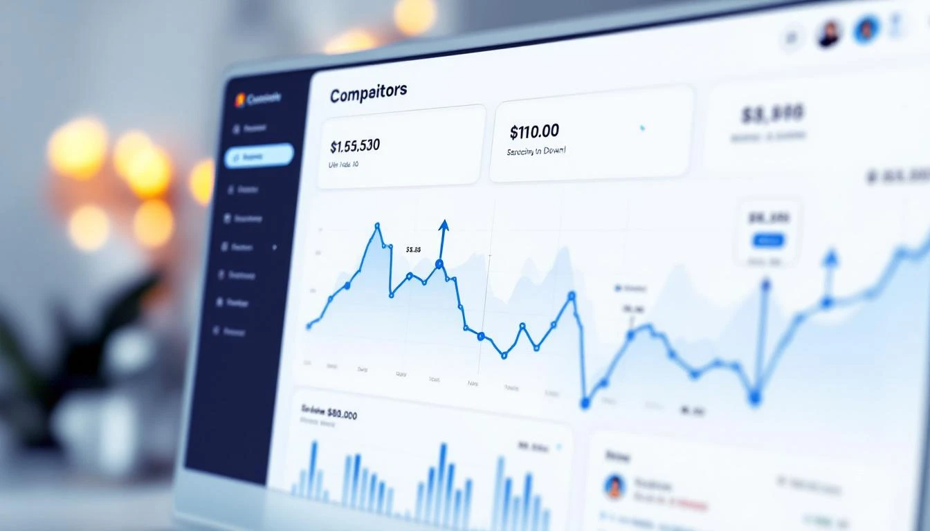 Competitor pricing tracker dashboard