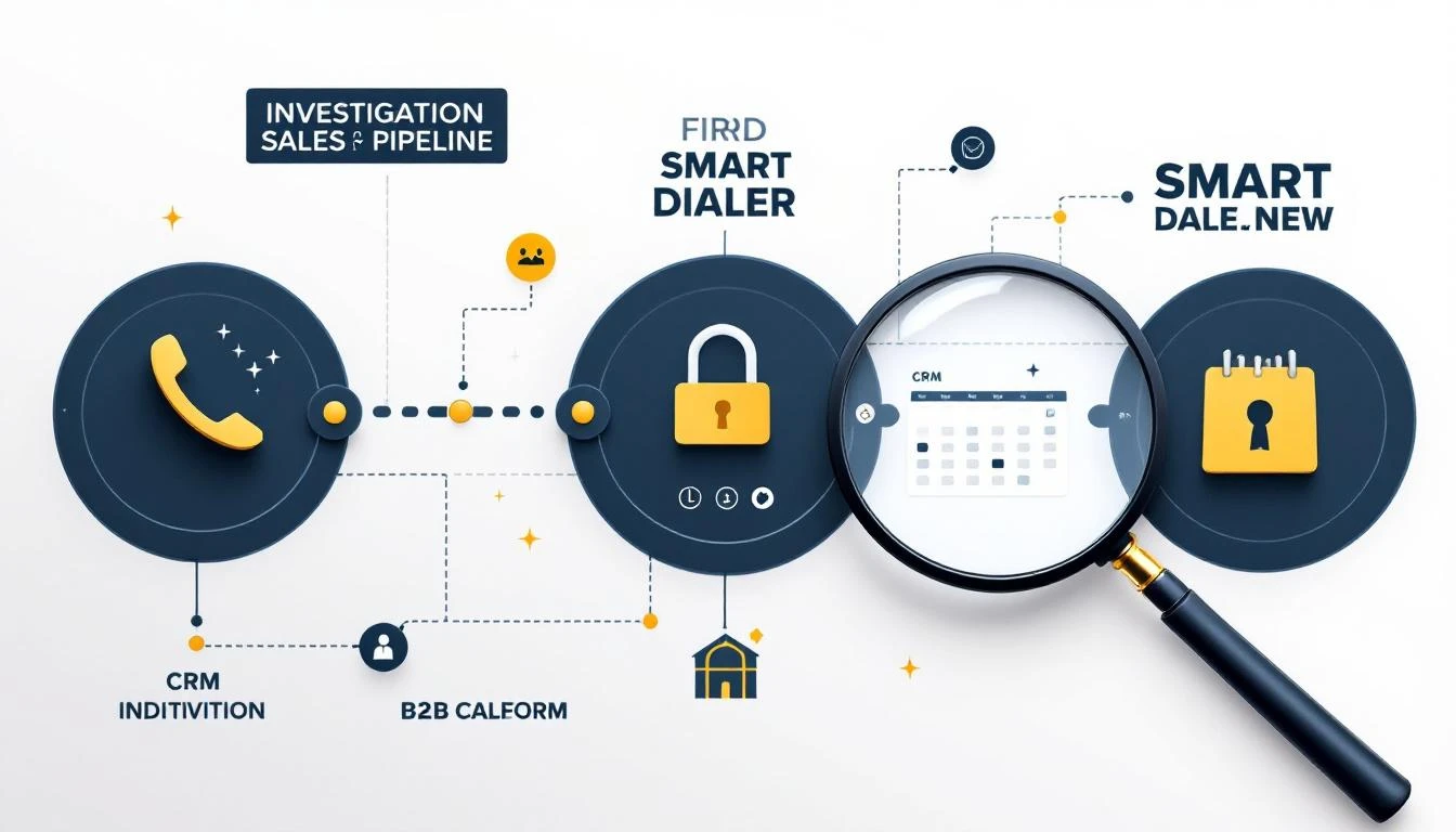 Professional services smart dialer pipeline