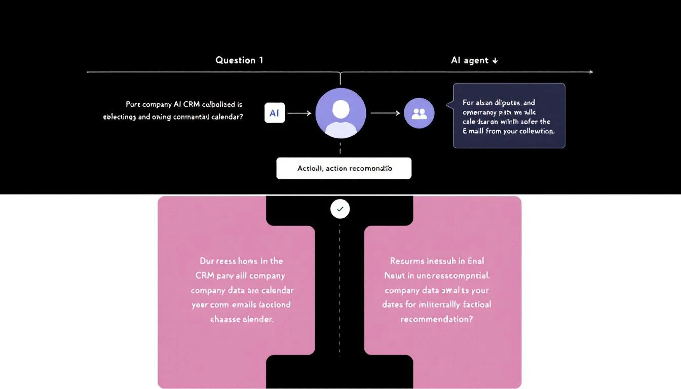 Sales copilot workflow: User query to AI-powered recommendation