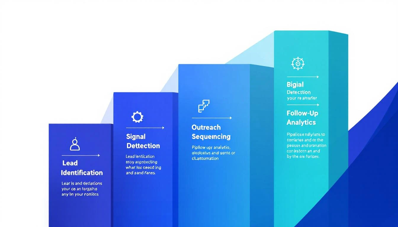 The five pillars of SDR automation: identification, signals, outreach, follow-up, and analytics