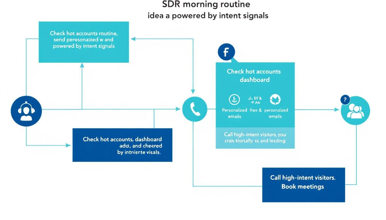 SDR morning workflow powered by intent signals