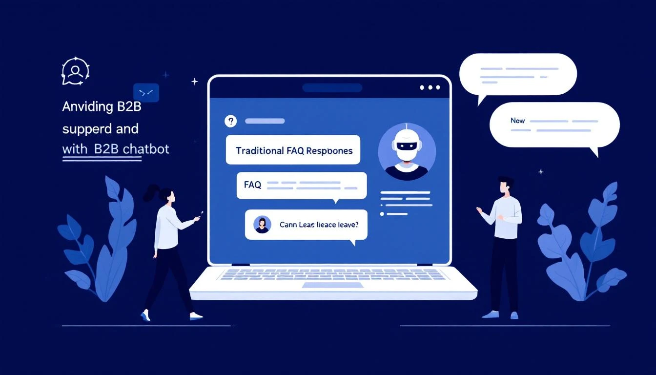 Traditional chatbot vs AI voice avatar engaging website visitors