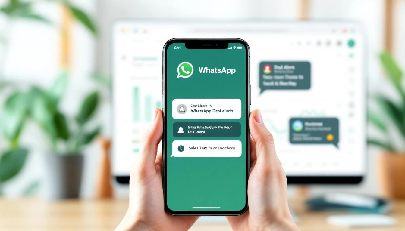 WhatsApp deal notification system